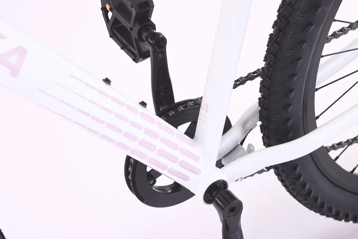 Велосипед Doka Искра 26" (бело- розовый) 2026