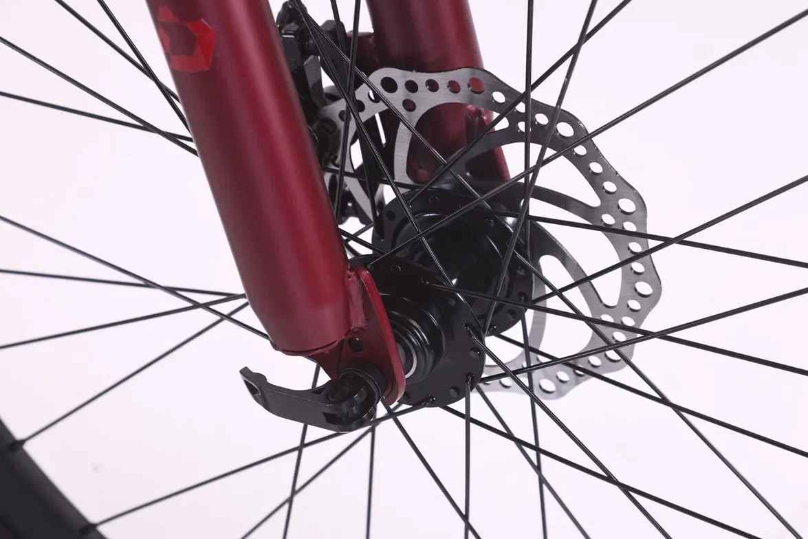 Велосипед Doka Искра 26" (бело- фиолетовый) 2026