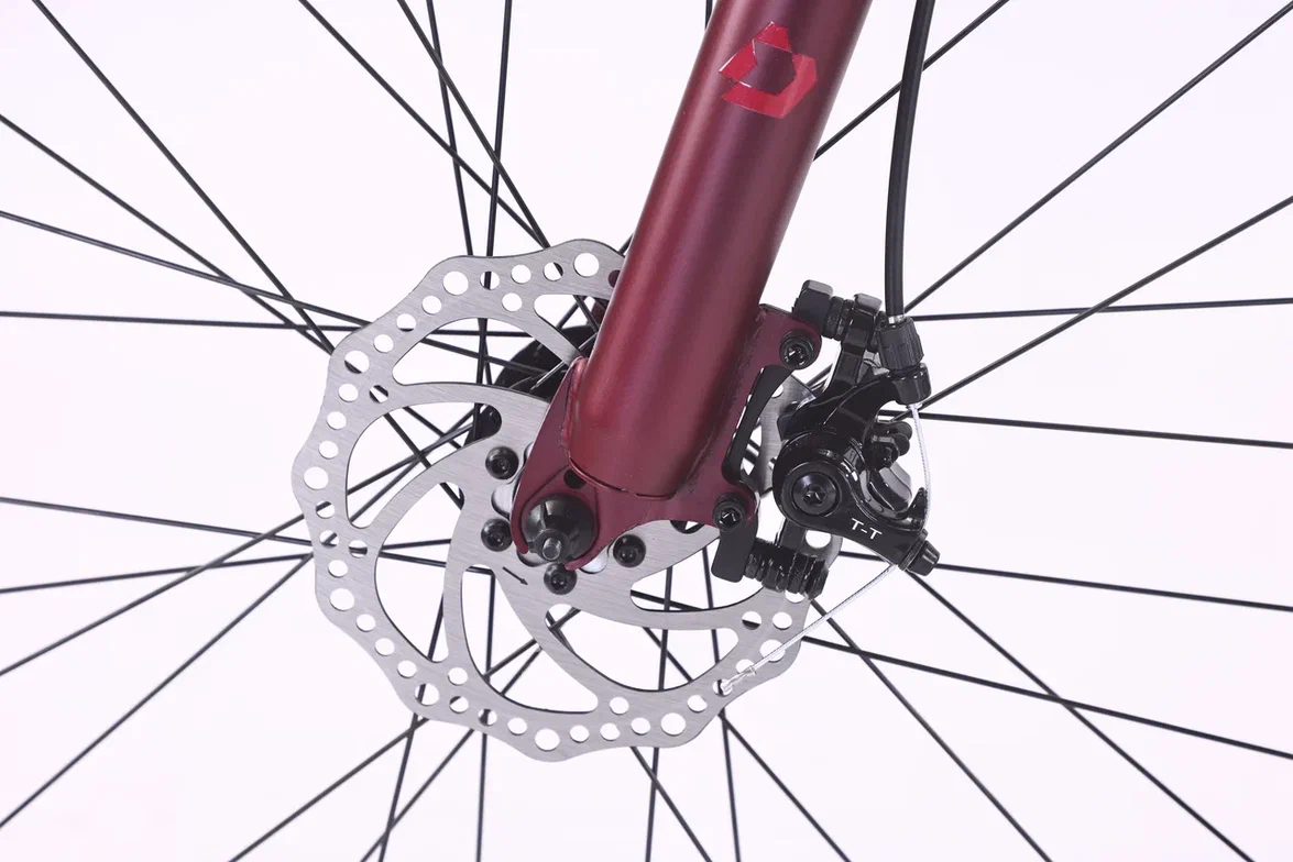 Велосипед Doka Искра 26" (бело- фиолетовый) 2026