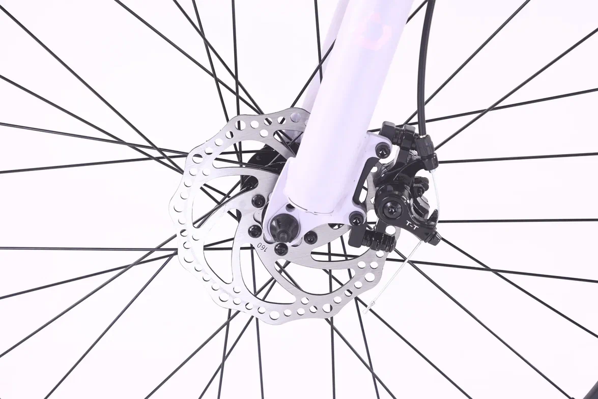 Велосипед Doka Искра 26" (бело- розовый) 2026