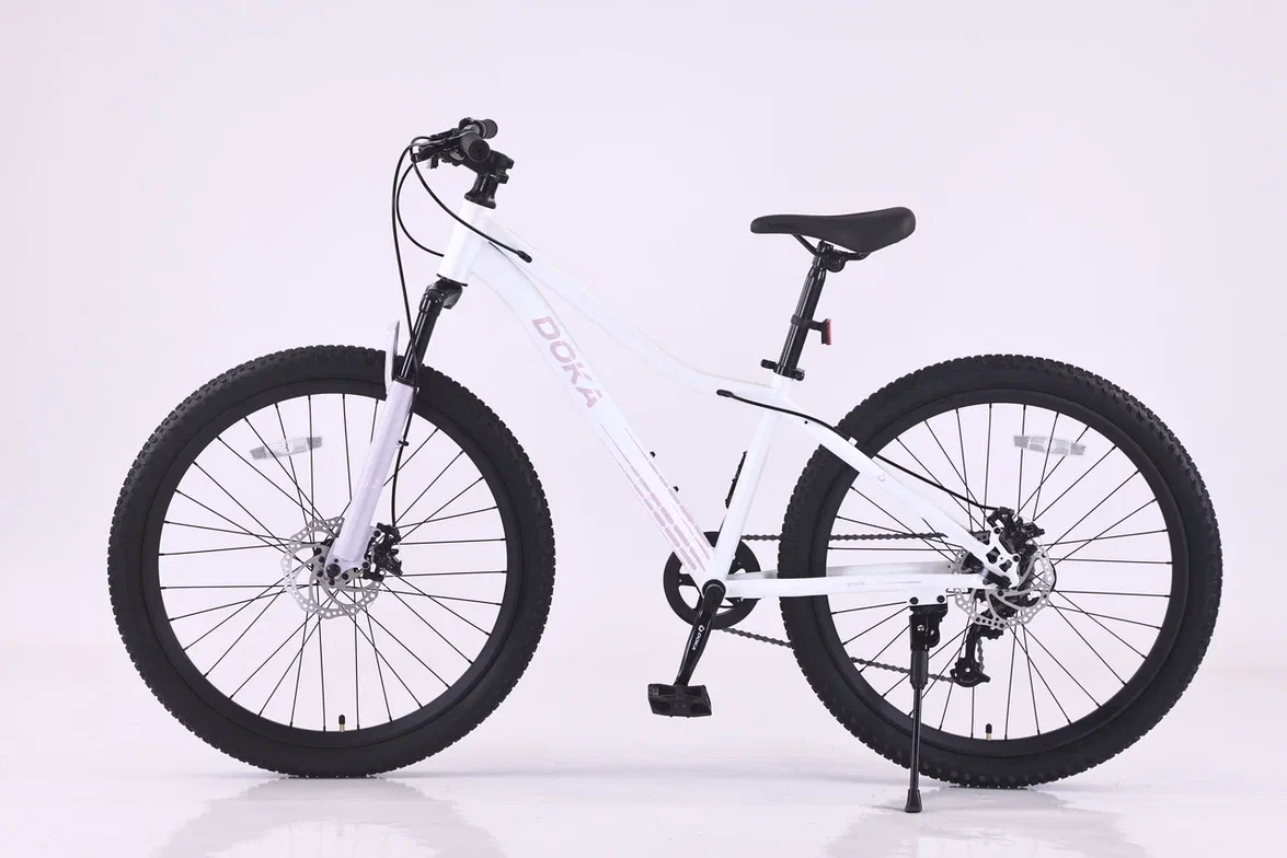 Велосипед Doka Искра 26" (бело- розовый) 2026
