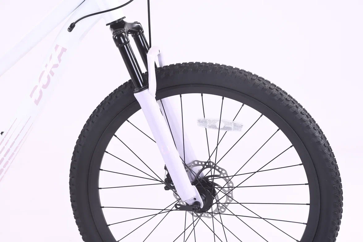 Велосипед Doka Искра 26" (бело- розовый) 2026