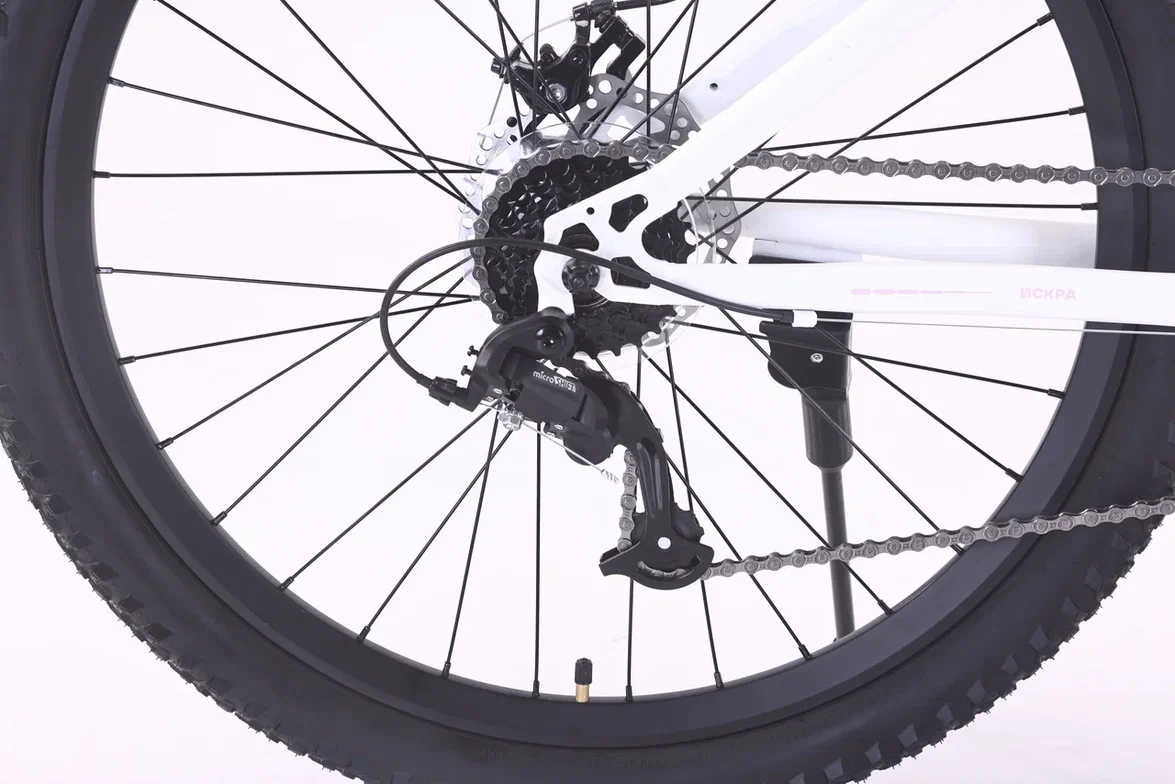 Велосипед Doka Искра 26" (бело- розовый) 2026