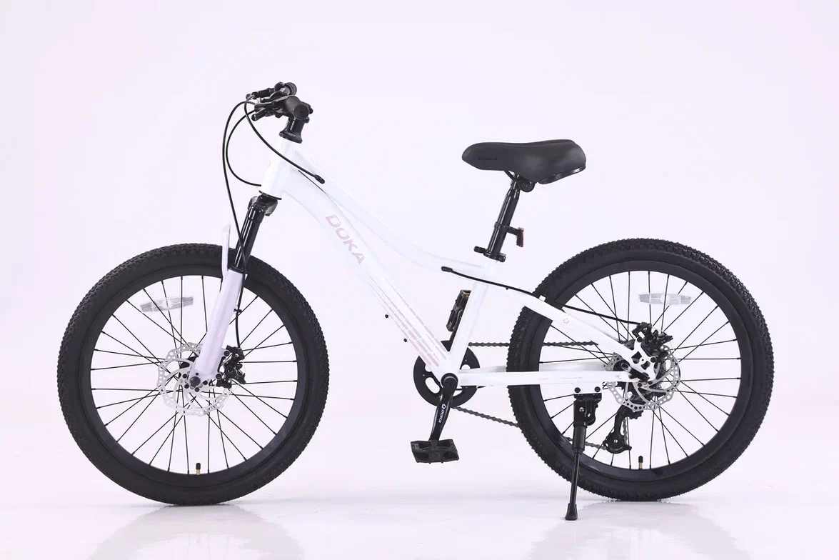 Велосипед Doka Искра 22" (бело-розовый) 2026