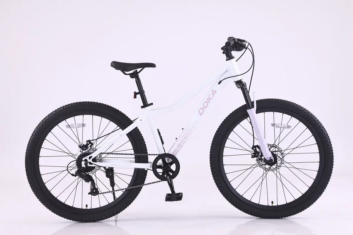 Велосипед Doka Искра 26" (бело- розовый) 2026