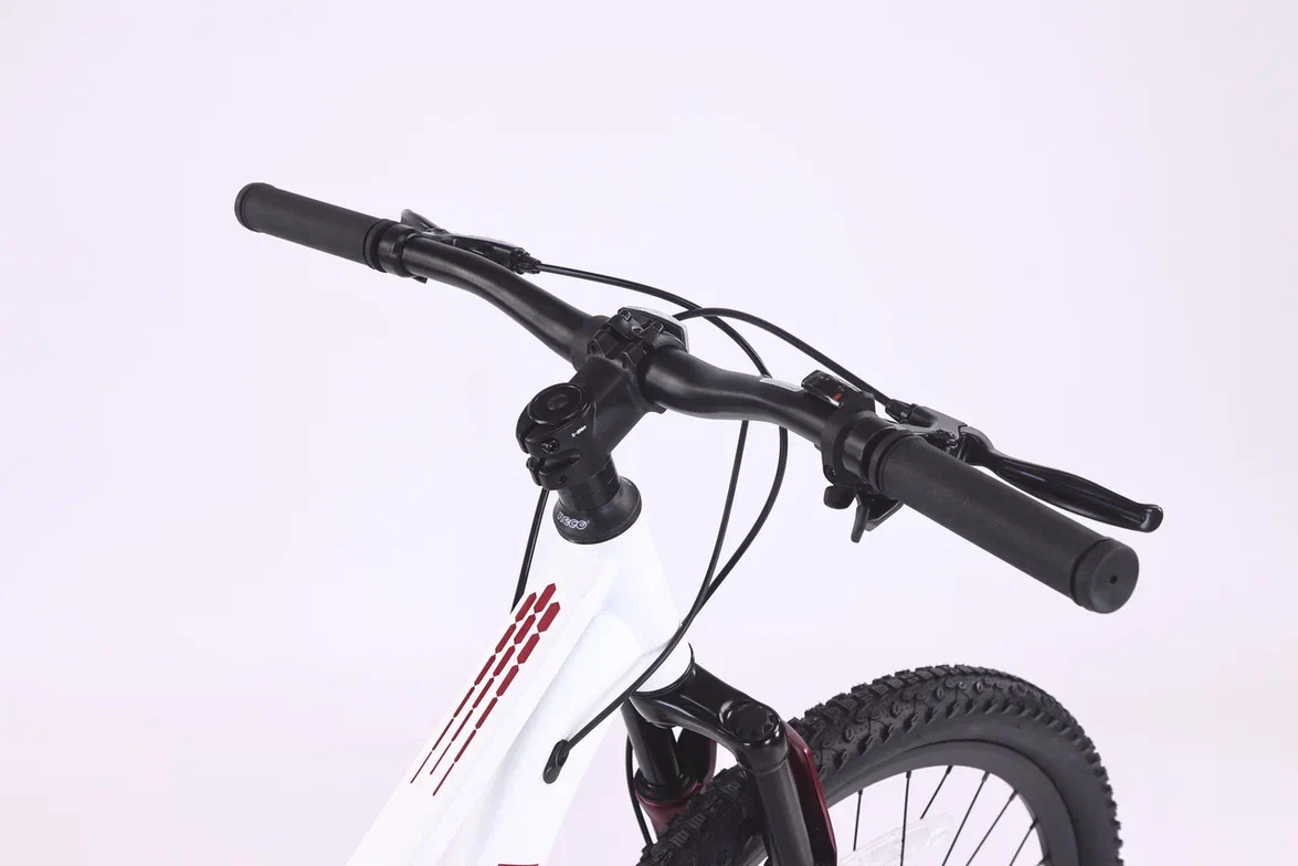 Велосипед Doka Искра 26" (бело- фиолетовый) 2026