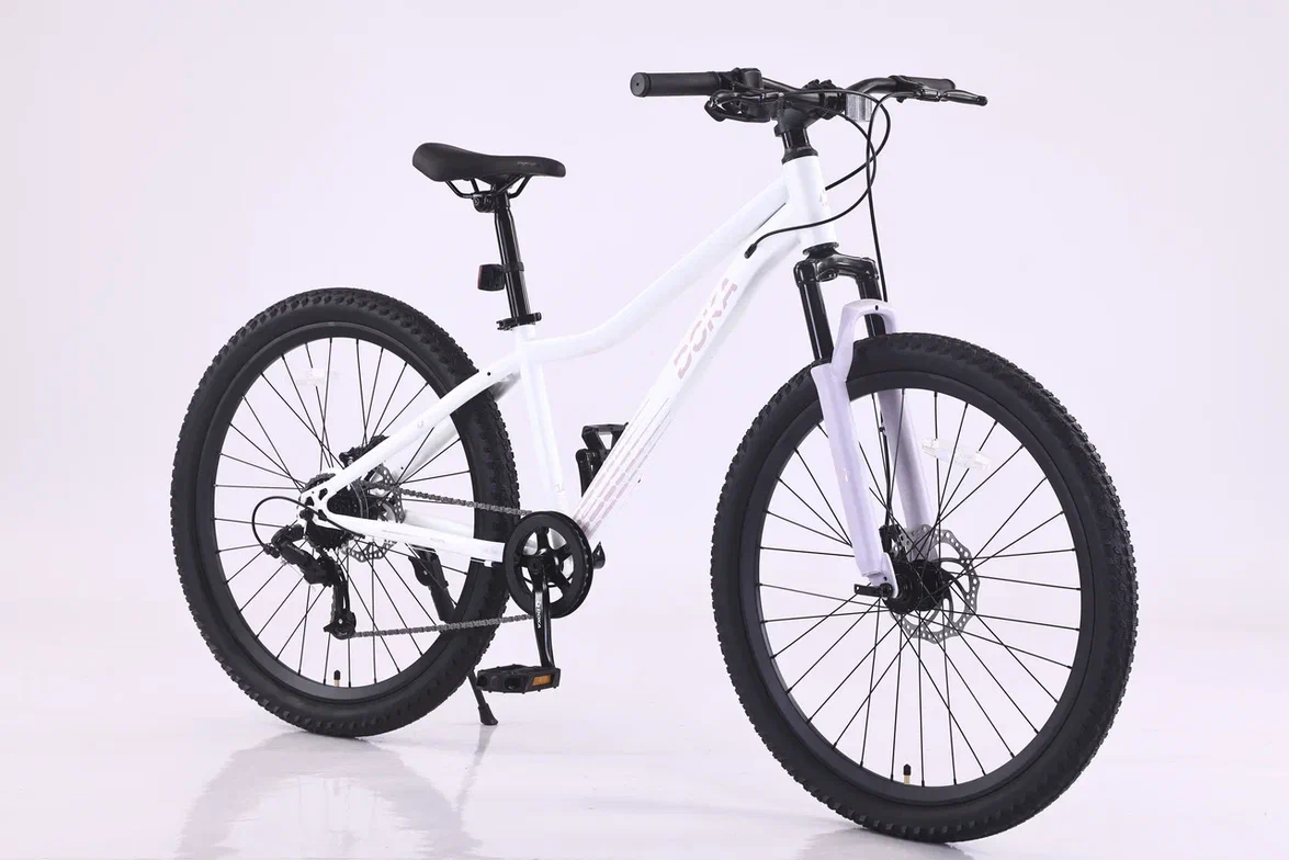 Велосипед Doka Искра 26" (бело- розовый) 2026